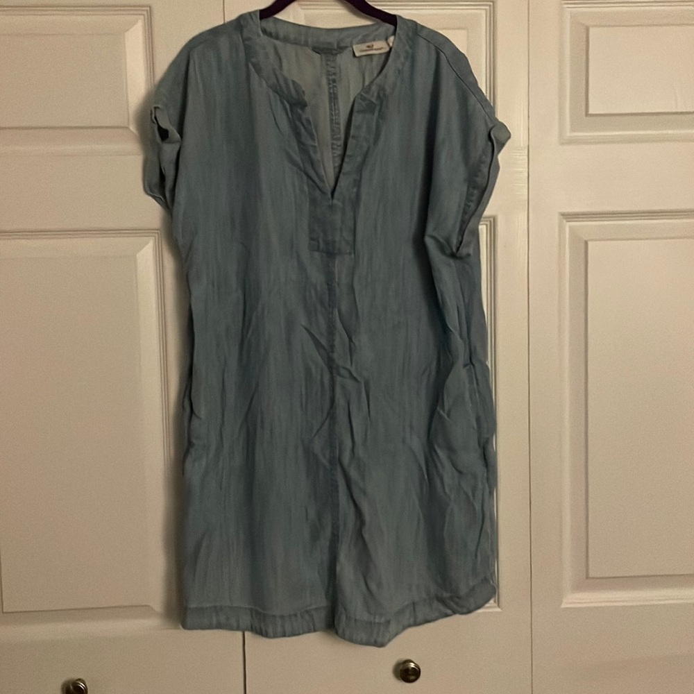 Like new Vineyard Vines Large Chambray Tunic Dress